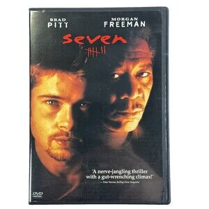 Seven DVD – Featuring Brad Pitt & Morgan Freeman – Tested